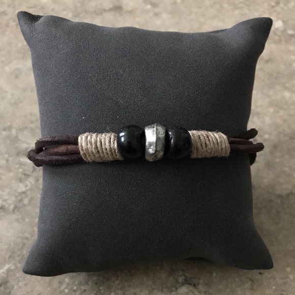 Men's Boho Bracelets (set of 3) - Picture 2 of 5